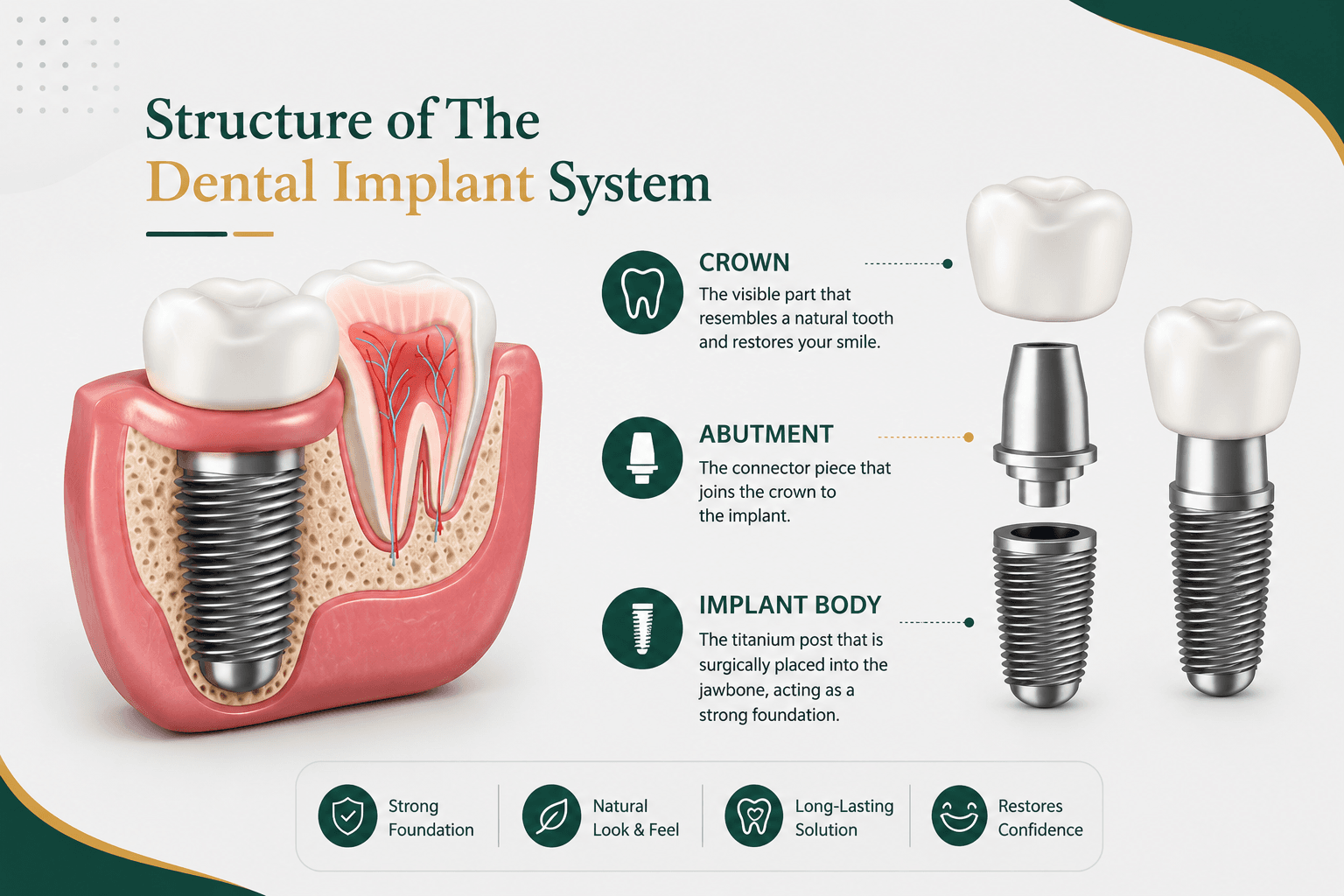structure of dental implant system